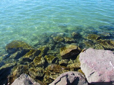 Lake stones waters photo