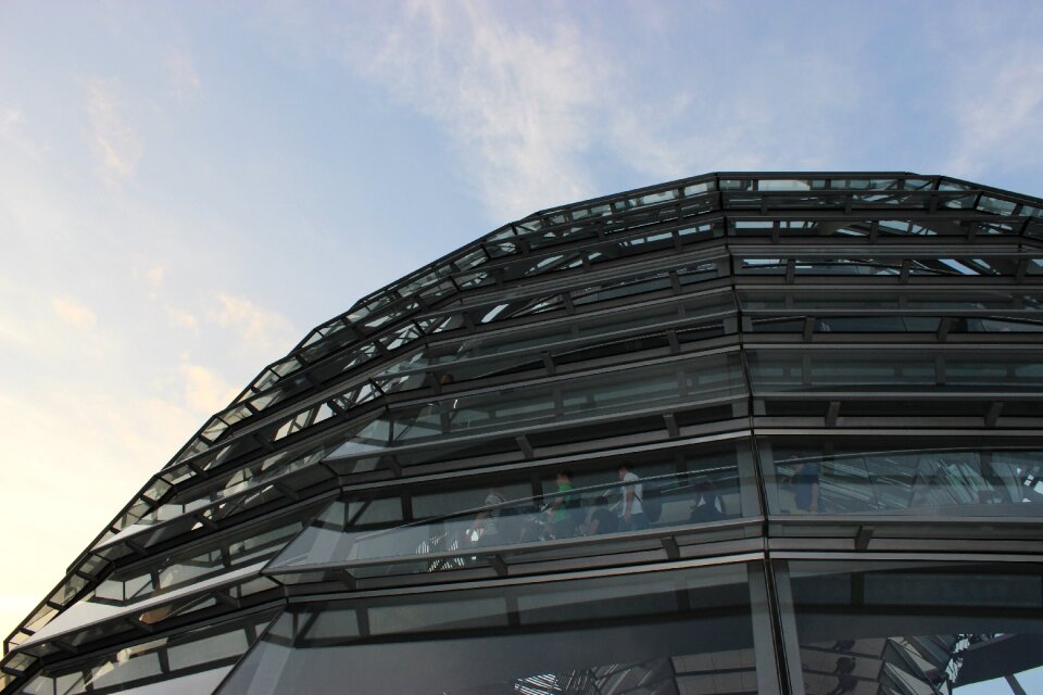 Glass dome architecture capital