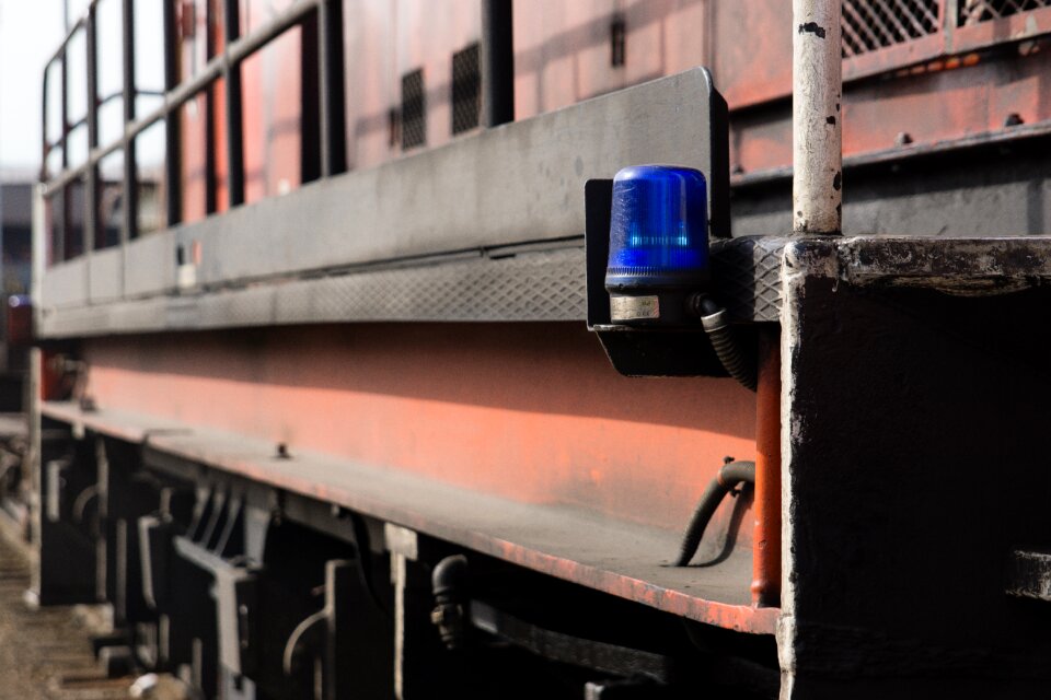 Beacon locomotive orange