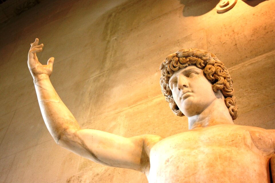 Marble louvre museum