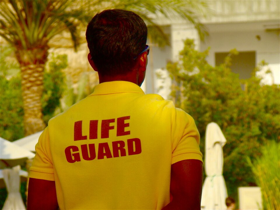 Lifeguard supervisor man