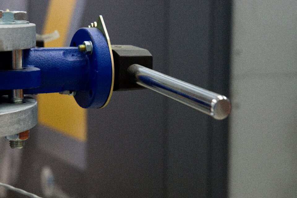 Faucet blue stainless steel