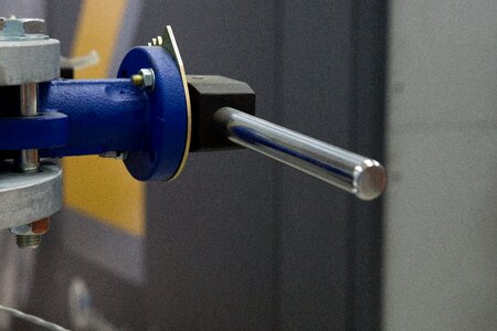 Faucet blue stainless steel