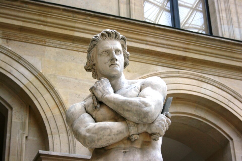 Spartacus sculpture louvre