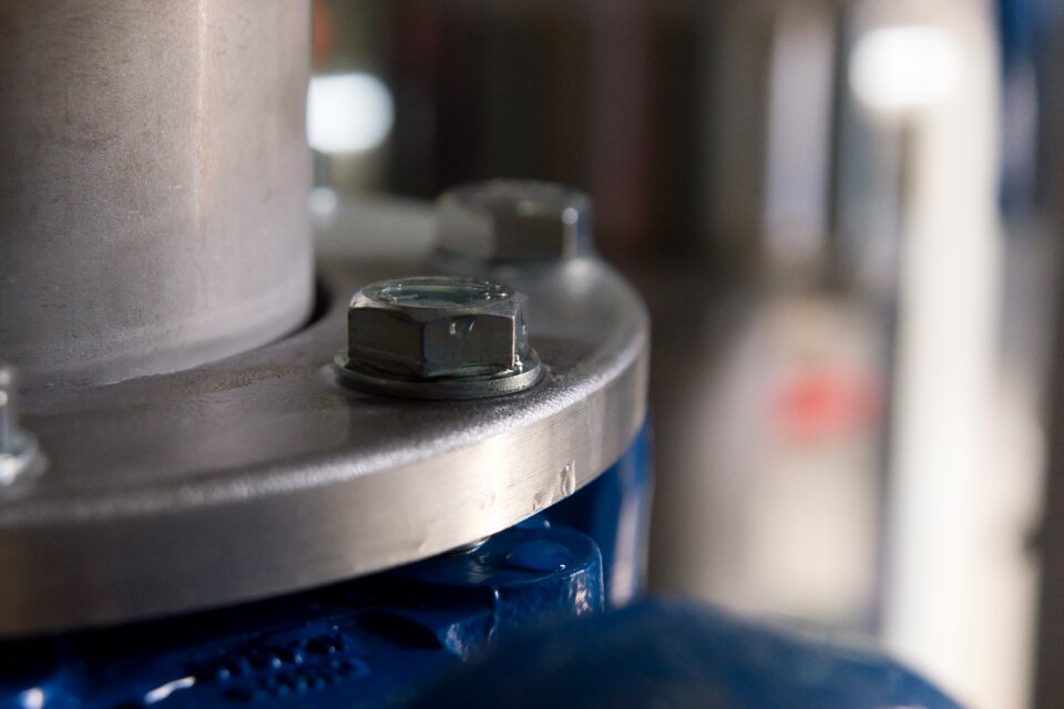 Blue factory industry
