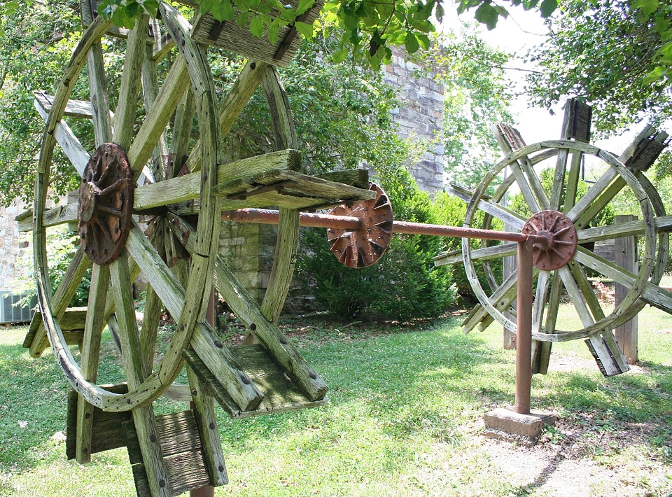 Riverboat gear wooden