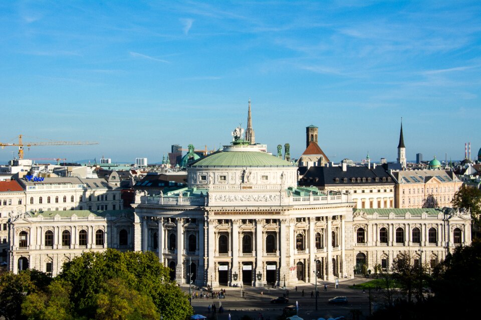 Autumn city austria