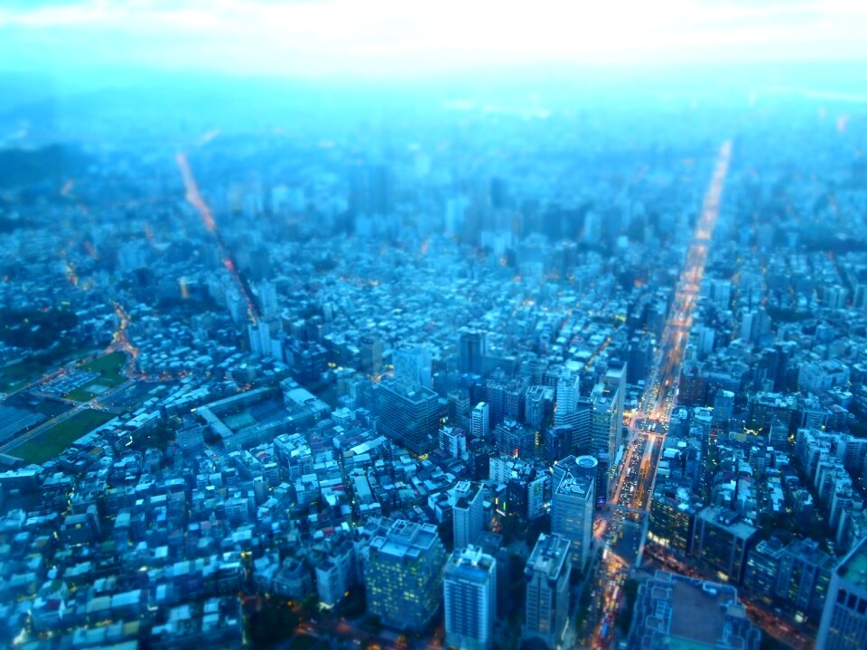 Taipei city diorama