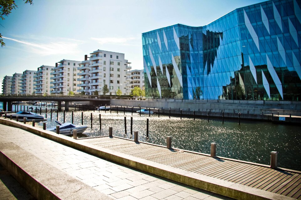 Dock buildings photo