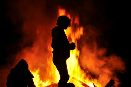 Fire easter bonfire vårbrasa