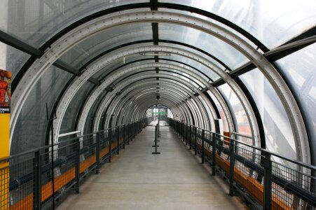 Tunnel modern architecture paris
