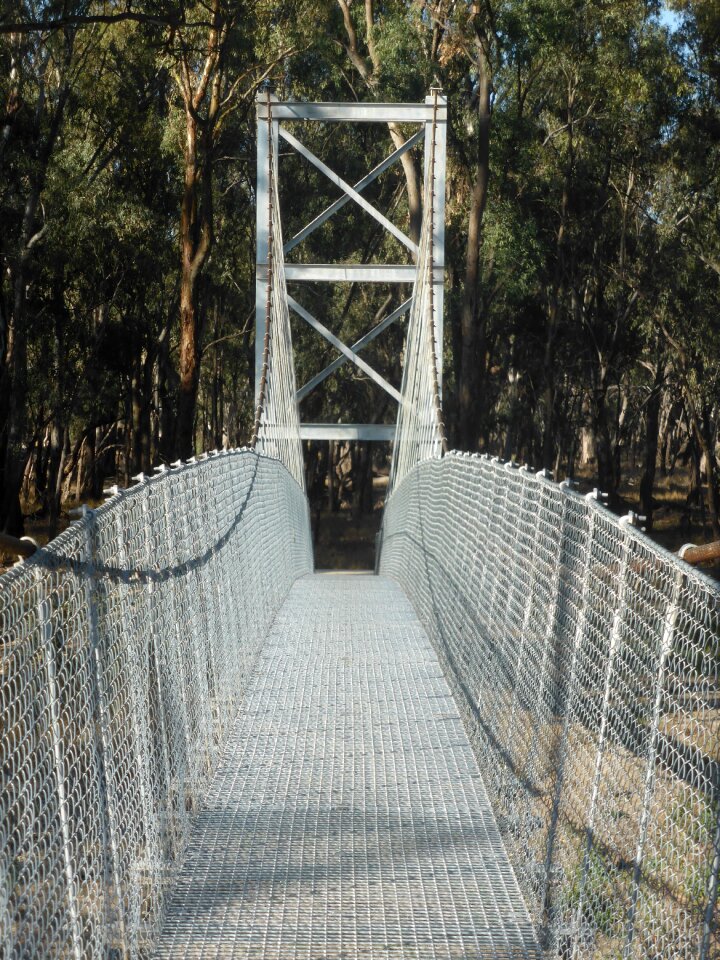 Bridge suspension pedestrian
