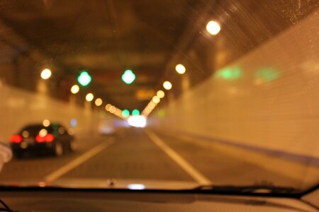 Tunnel road highway photo