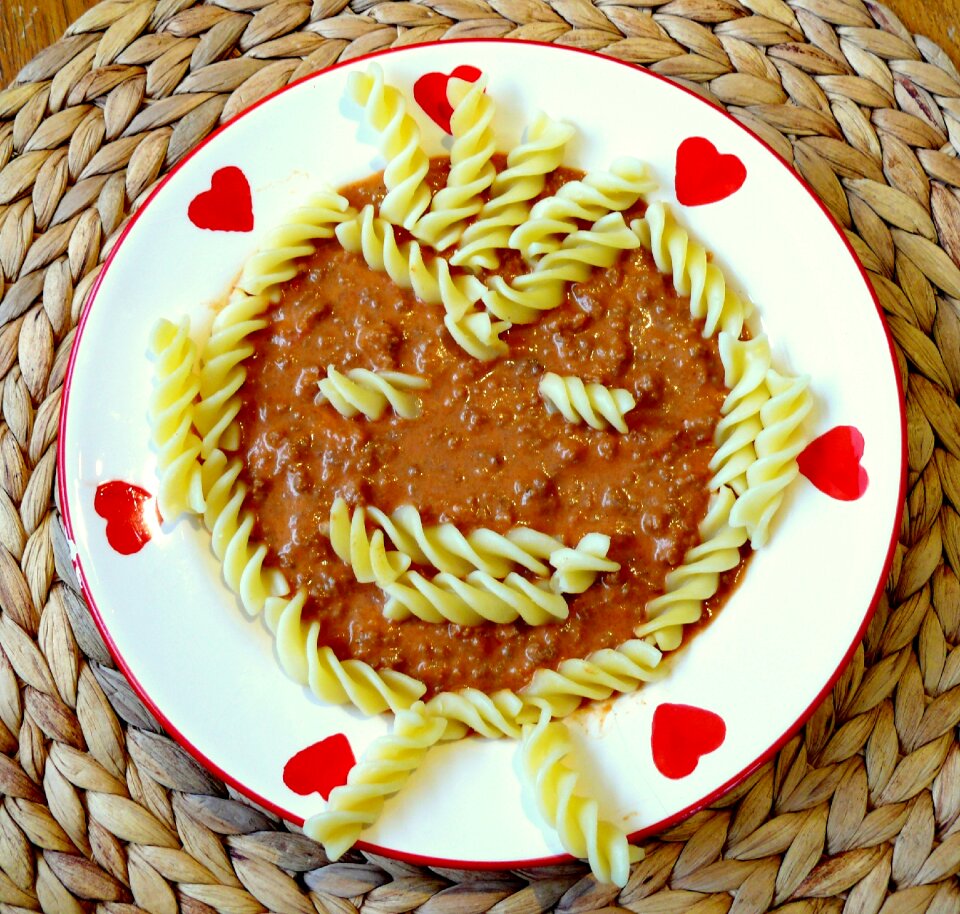 Pasta tomato sauce noodle dish