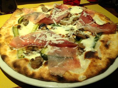 Delicious ham cheese