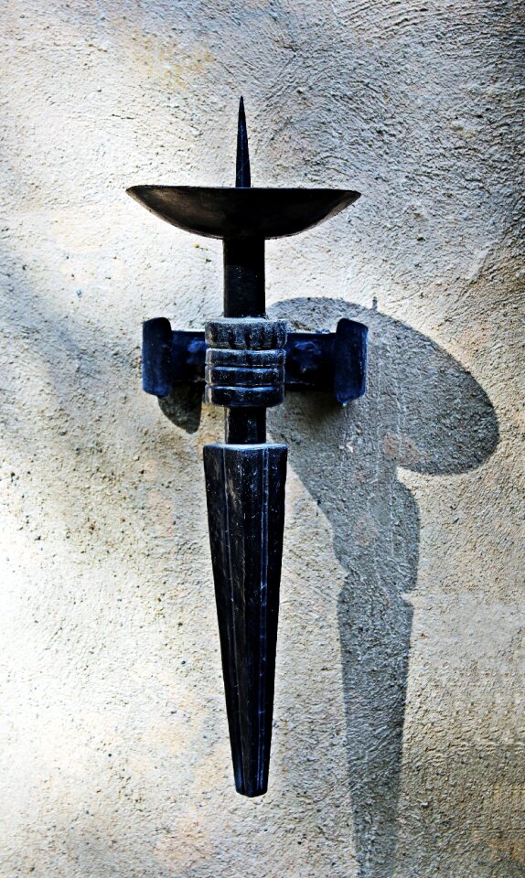 Iron blacksmithing decorative