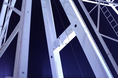 Ferris wheel hustle and bustle white