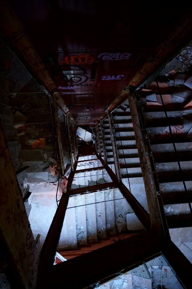 Abandoned old rusty