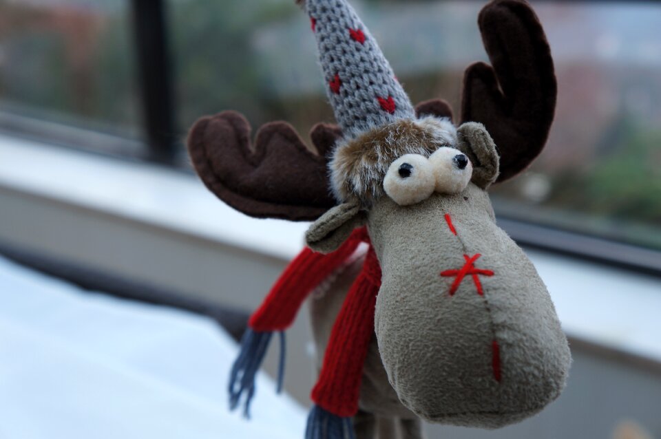Plush reindeer funny