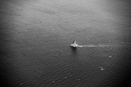 Waters ripples sailboat photo