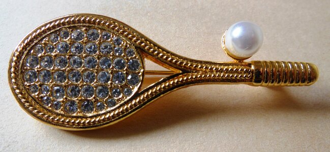 Pearl crystal brown jewelry