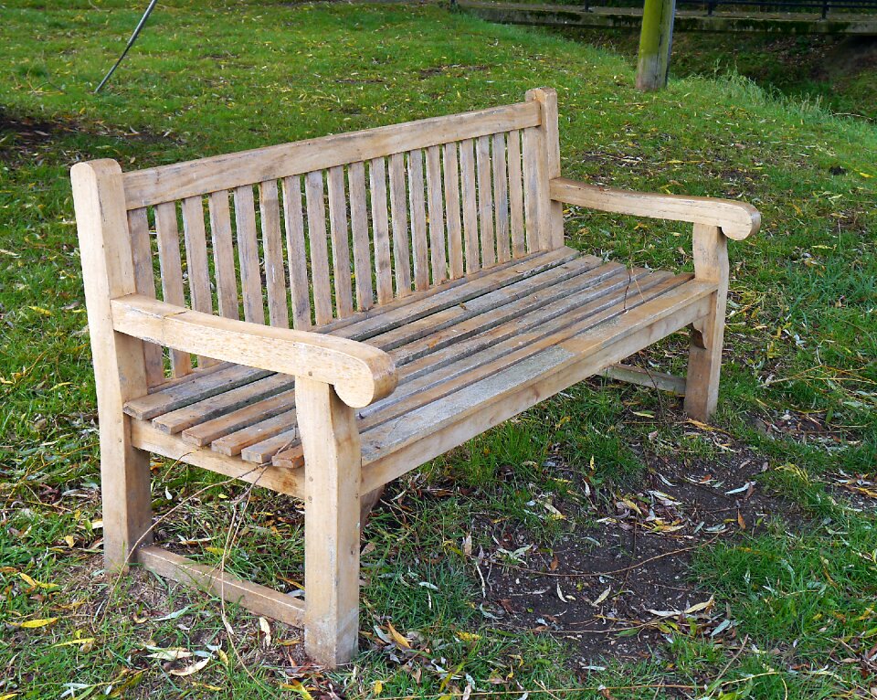 Park wooden outdoor