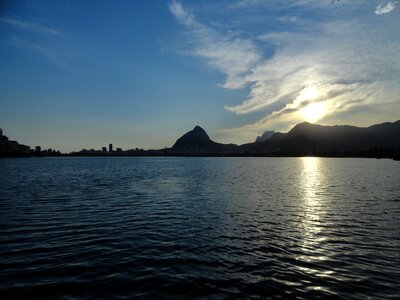 Pond lagoa rodrigo de freitas brazil
