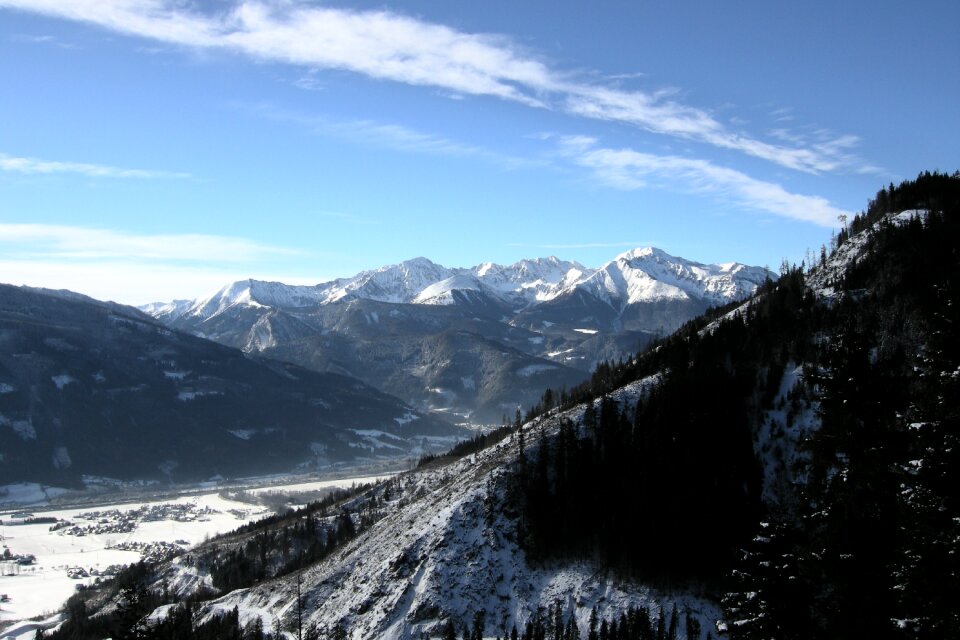 Winter austria alpine