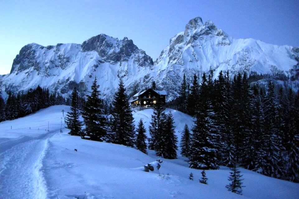 Cold wintry december