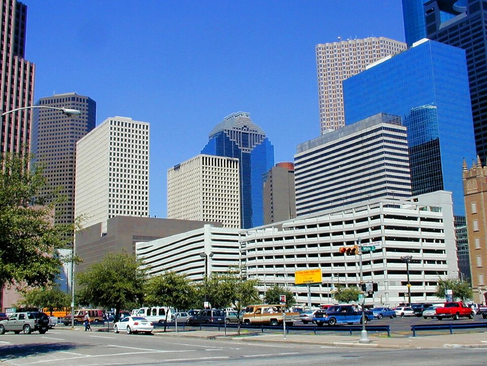 Texas skyscraper facade photo