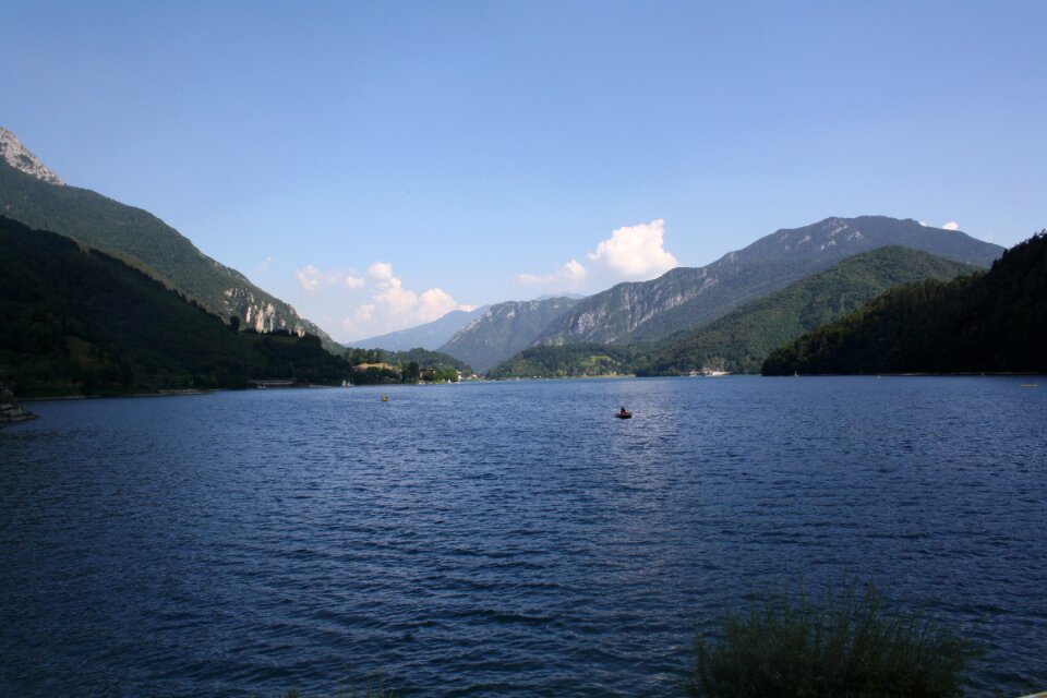 Italy lake garda on the lake