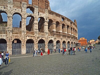 The amphitheater ancient times monument