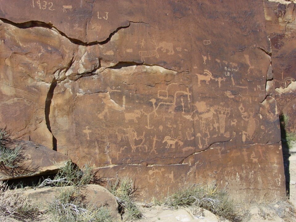 Utah rock art desert