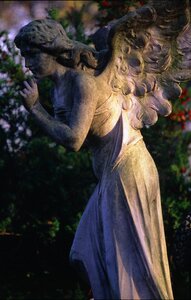Powązki all souls' day statues
