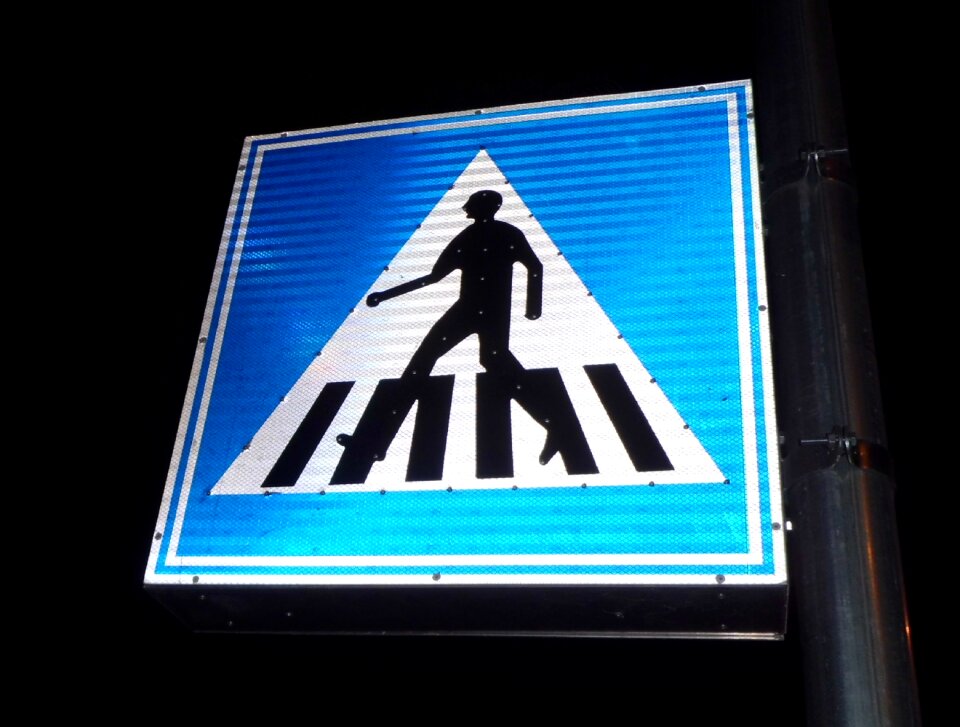 Traffic signal pedestrians transit