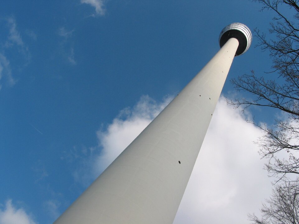 Radio tower architecture sky
