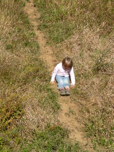 Nature slope path photo