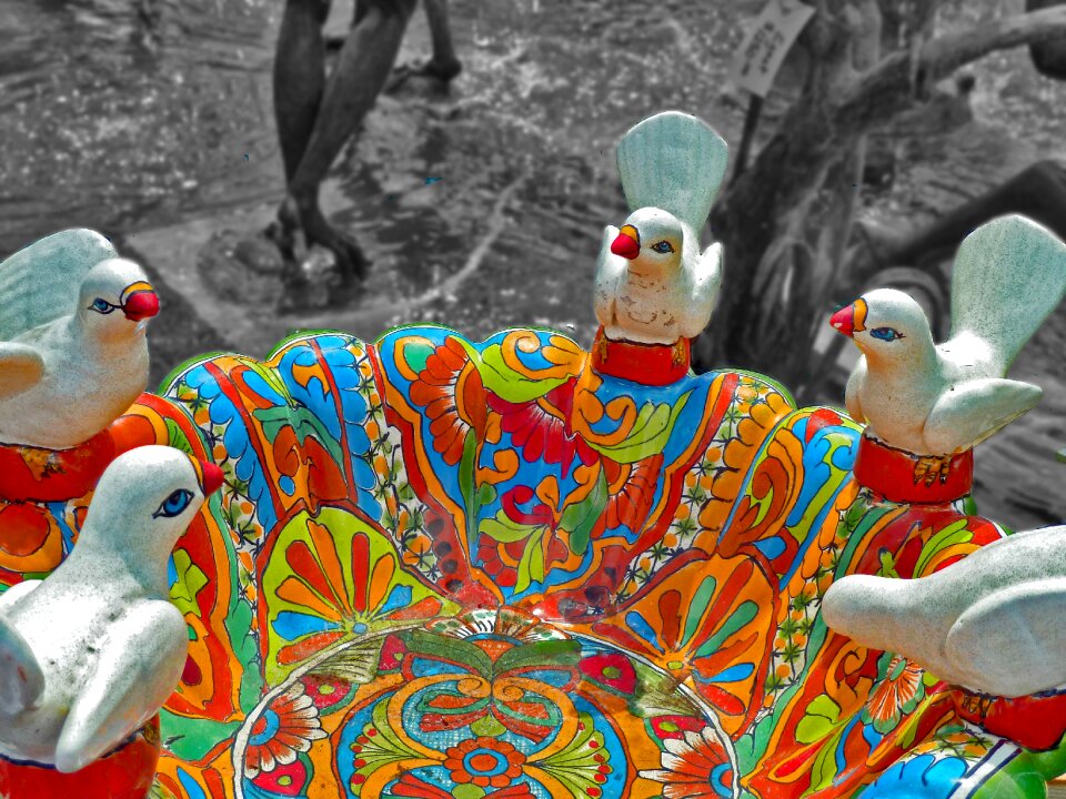 Colorful water decorative