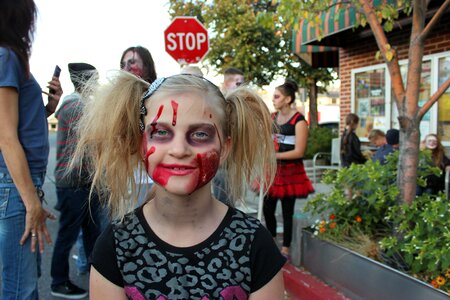 Girl make-up young photo