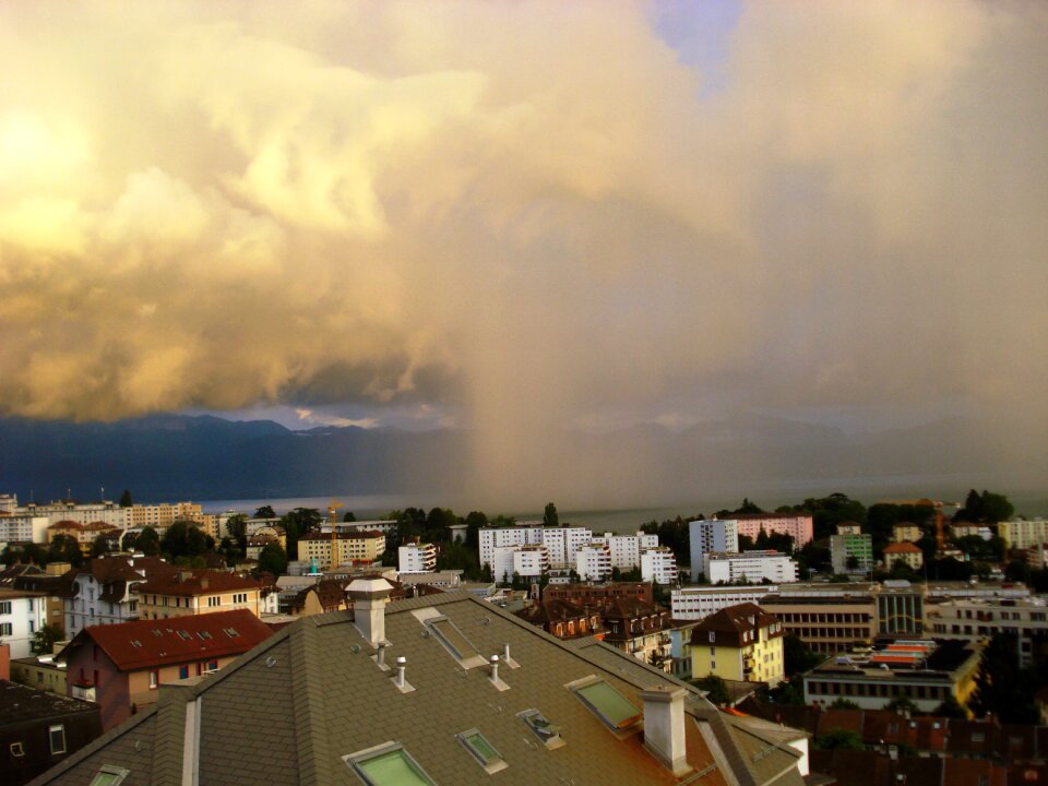 Clouds landscape sky