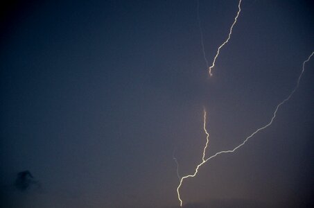 Night weather storm photo