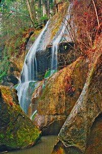 Waterfall autumn usa