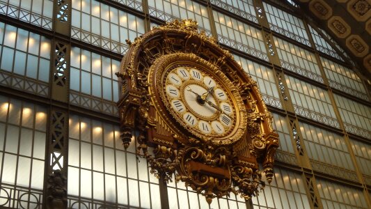 D'orsay paris time of day photo