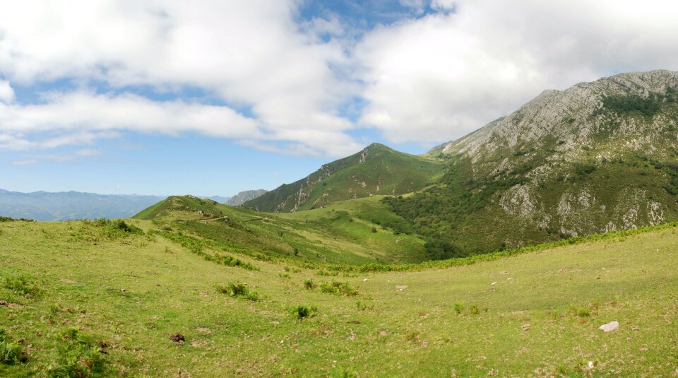 Landscape nature field photo