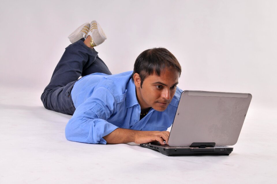The internet work man