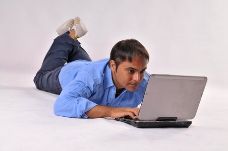 The internet work man