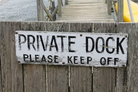Gate private property