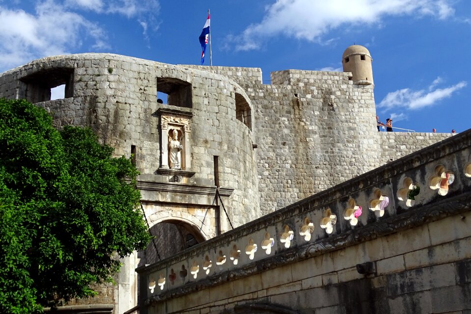 Croatia historic center wall