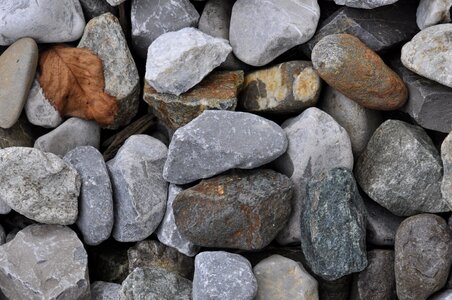 Grey boulder background photo