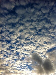 Clouds blue sky heaven photo